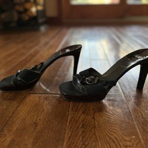 Stuart Weitzman Black Sandals Mules size 11